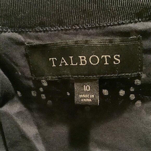 Talbot navy lace Pencil Skirt with flower applique, size 10 - Picture 6 of 8